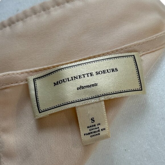 Anthropologie Moulinette Soeurs Embellished Feather Trim Sleeveless Top - Picture 8 of 9